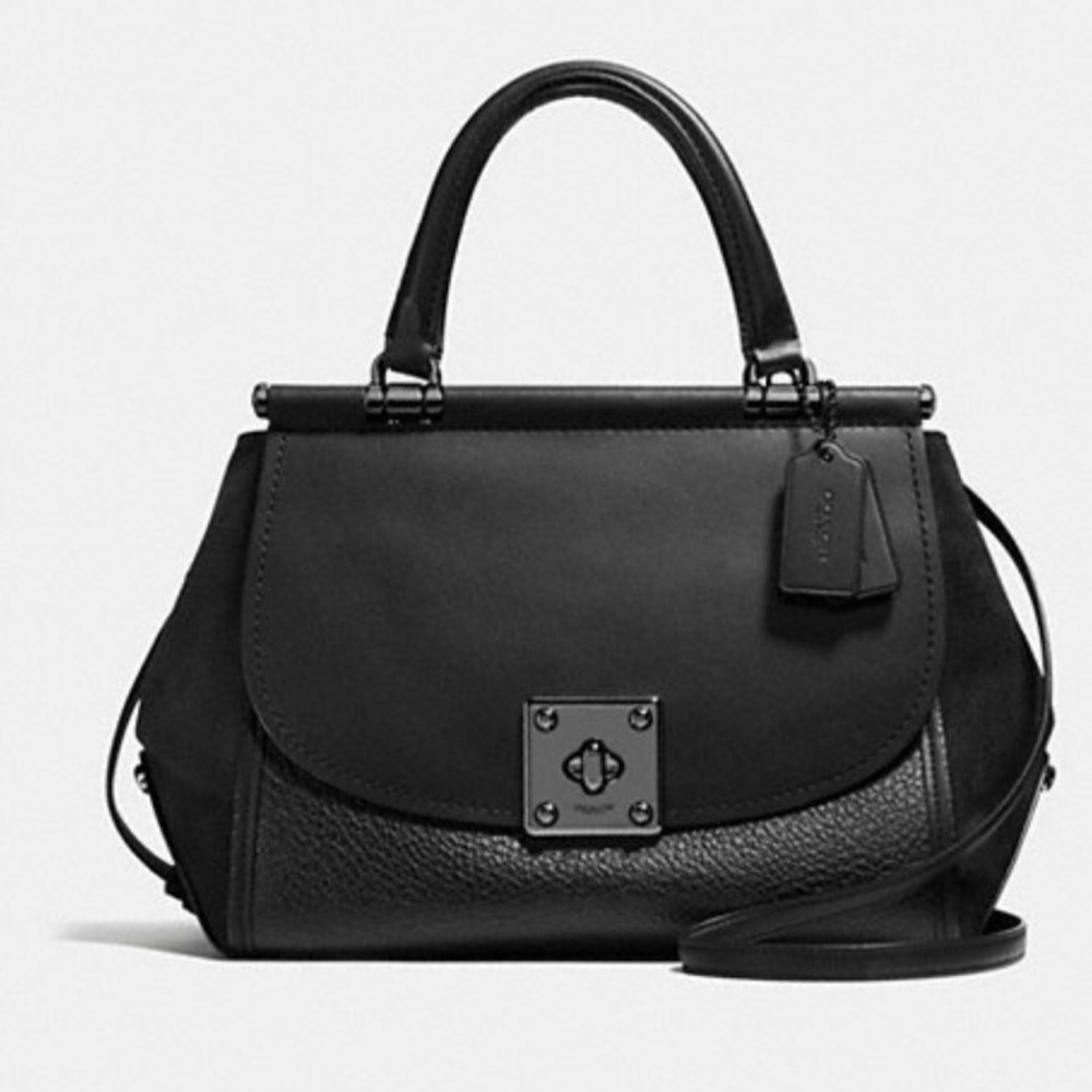 Coach Drifter Carryall Top Handle in Mixed Leather leather/Suede. Never Used.